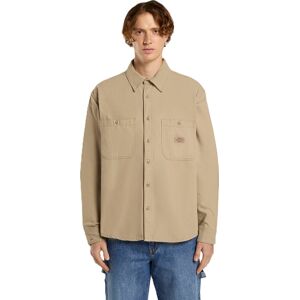 Dickies Men's Canvas Shirt Desert Sand, M Dickies Men's Canvas Shirt Desert Sand, M