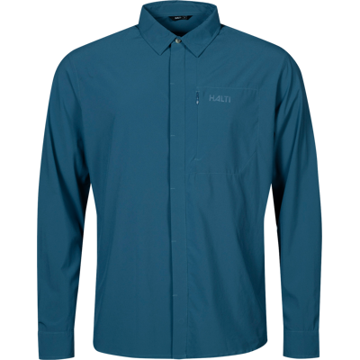 Halti Men's Samoy Long Sleeve Shirt Indian Blue, S Halti Men's Samoy Long Sleeve Shirt Indian Blue, S