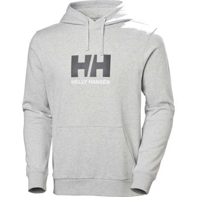 Helly Hansen Men's HH Logo Hoodie Grey Melange, M Helly Hansen Men's HH Logo Hoodie Grey Melange, M