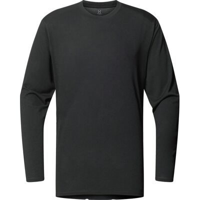 Haglöfs Men's Kaise Wool Long Sleeve Tee True Black, XL Haglöfs Men's Kaise Wool Long Sleeve Tee True Black, XL