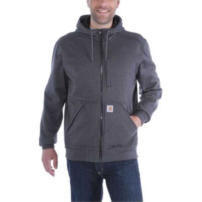 Carhartt Men's Wind Fighter Hooded Sweatshirt Carbon Heather, L Carhartt Men's Wind Fighter Hooded Sweatshirt Carbon Heather, L