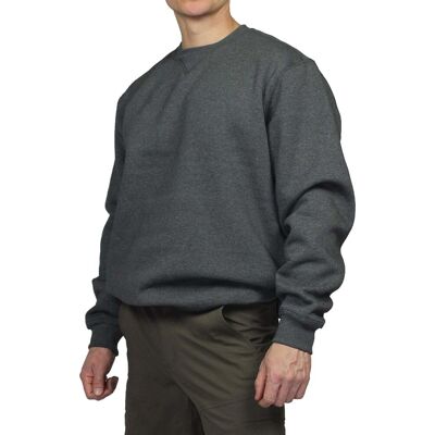 Carhartt Men's Midweight Crewneck Sweatshirt Carbon Heather, XL Carhartt Men's Midweight Crewneck Sweatshirt Carbon Heather, XL