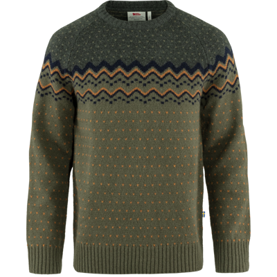 Fjällräven Men's Övik Knit Sweater Laurel Green/Deep Forest, Laurel Green-Deep Forest, S Fjällräven Men's Övik Knit Sweater Laurel Green/Deep Forest, Laurel Green-Deep Forest, S