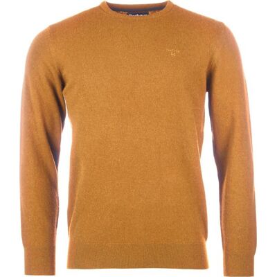 Barbour Men's Essential Crew-Neck Jumper Orange, XL Barbour Men's Essential Crew-Neck Jumper Orange, XL