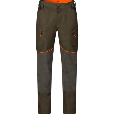 Seeland Men's Venture Pants Pine Green/Hi-Vis Orange, 50 Seeland Men's Venture Pants Pine Green/Hi-Vis Orange, 50