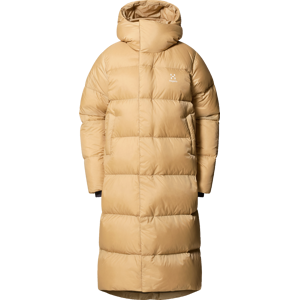 Haglöfs Women's Long Down Parka Sand S, Sand