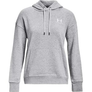 Under Armour Women's Essential Fleece Hoodie Mod Gray Light Heather XS, Mod Gray Light Heather