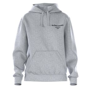 Björn Borg Borg Essential Hoodie Light Grey Melange L, Light Grey Melange