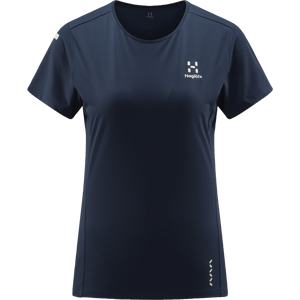 Haglöfs Women's L.I.M Tech Tee Tarn Blue S, Tarn Blue