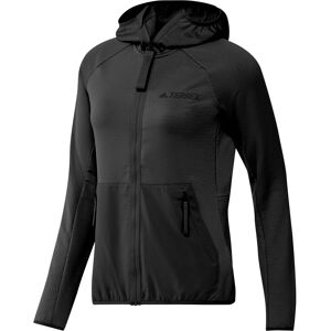 Adidas Women's Terrex Tech Flooce Light Hooded Jacket Black XS, Black