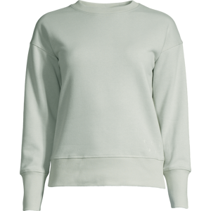 Casall Women's Natural Dye Terry Crew Neck Light Pistachio XL, Light Pistachio