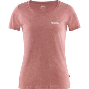 Fjällräven Women's  Logo T-Shirt Rowan Red-Melange XXS, Rowan Red-Melange