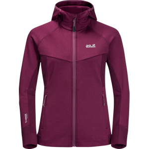 Jack Wolfskin Women's Hydro Grid Fleece Wild Berry XS, Wild Berry