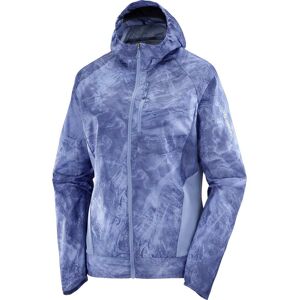 Salomon Women's Bonatti Cross Full Zip Hoodie English Manor/Ao/Gray Blue M, English Manor/Ao/Gray Blue