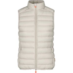 Save the Duck Women's quilted Gilet Charlotte Rainy Beige M/L, Rainy Beige