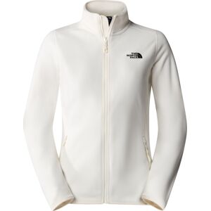 The North Face Women's 100 Glacier Full-Zip Fleece White Dune M, White Dune