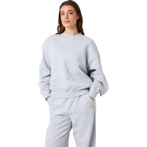 Björn Borg Women's Studio Oversized Sweatshirt Light Grey Melange, XS Björn Borg Women's Studio Oversized Sweatshirt Light Grey Melange, XS