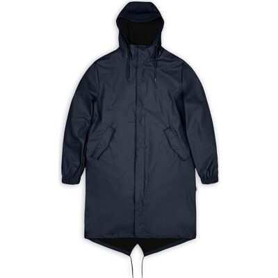 Rains Unisex Fishtail Parka Navy, S Rains Unisex Fishtail Parka Navy, S