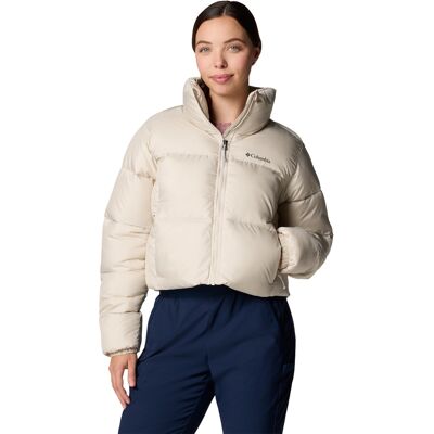 Columbia Women's Puffect II Cropped Jacket Dark Stone, L Columbia Women's Puffect II Cropped Jacket Dark Stone, L