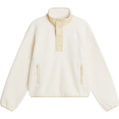 The North Face Women's Cragmont 1/2 Snap Fleece Jacket White Dune/Desert Stone, S The North Face Women's Cragmont 1/2 Snap Fleece Jacket White Dune/Desert Stone, S