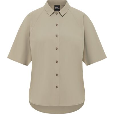 Jack Wolfskin Women's Sierra Quest Shortsleeve Shirt Stone, M Jack Wolfskin Women's Sierra Quest Shortsleeve Shirt Stone, M