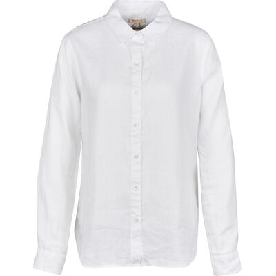 Barbour Women's Marine Shirt White, XL Barbour Women's Marine Shirt White, XL
