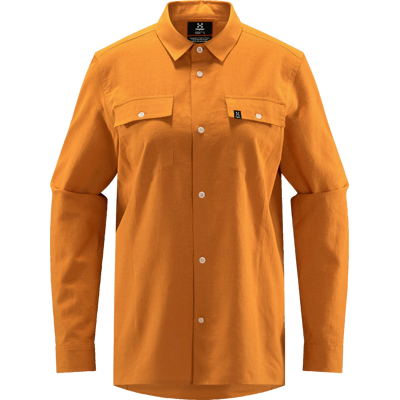Haglöfs Women's Curious Hemp Shirt Desert Yellow, S Haglöfs Women's Curious Hemp Shirt Desert Yellow, S