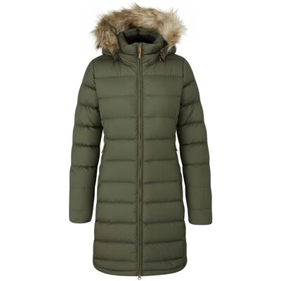 Rab Women's Deep Cover Down Parka Army, S Rab Women's Deep Cover Down Parka Army, S