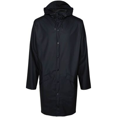 Rains Unisex Long Jacket Black, XL Rains Unisex Long Jacket Black, XL