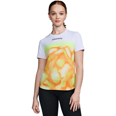 Saucony Women's Elite Short Sleeve Peel, L Saucony Women's Elite Short Sleeve Peel, L