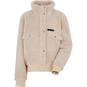 Didriksons Edla Girl's Full Zip Clay Beige 150, Clay Beige