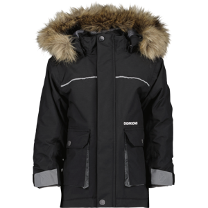 Didriksons Kids' Kure Parka 6 Black 140, Black