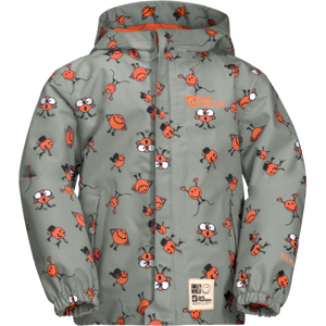 Jack Wolfskin Kids' Smileyworld 2-Layer All Over Print Jacket Icon Mint Leaf 104, Icon Mint Leaf