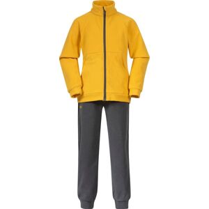 Bergans Kids' Smådøl V5 Longzip Set Light Golden Yellow/Solid Dark Grey 80, Light Golden Yellow/Solid Dark Grey