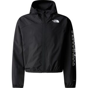 The North Face Girls' Never Stop Hooded WindWall Jacket TNF Black M, Tnf Black