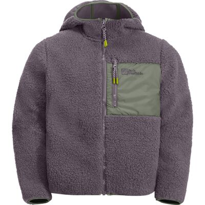 Jack Wolfskin Kids' Ice Curl Hood Jacket Wild Blossom, 104 Jack Wolfskin Kids' Ice Curl Hood Jacket Wild Blossom, 104