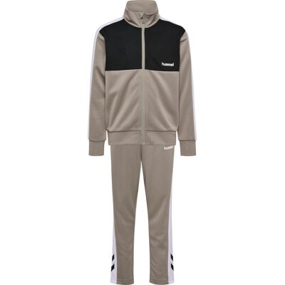 Hummel Hmljr Colorblock Tracksuit Rock Ridge, 104 Hummel Hmljr Colorblock Tracksuit Rock Ridge, 104