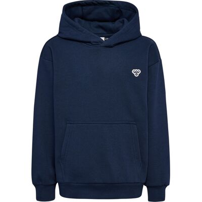 Hummel Kids' Hmljr Loose Hoodie Bee Dress Blues, 110/116 Hummel Kids' Hmljr Loose Hoodie Bee Dress Blues, 110/116