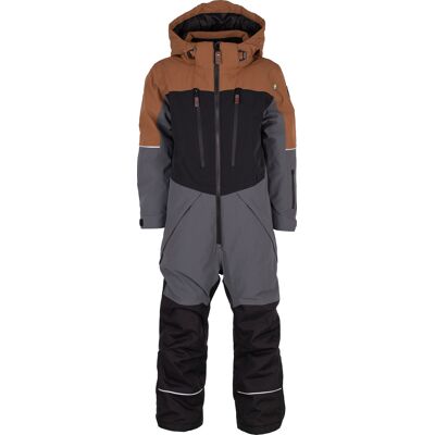 Lindberg Kids' Alpine Winter Overall Cayenne/Anthracite, 100 Lindberg Kids' Alpine Winter Overall Cayenne/Anthracite, 100
