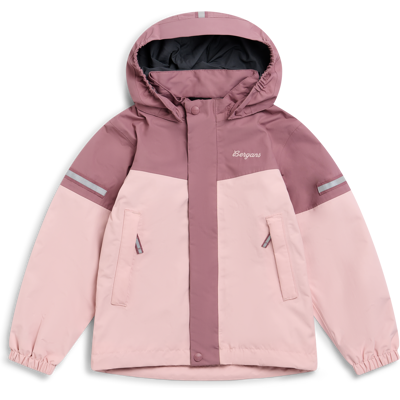 Bergans Kids' Lilletind 2L Shell Jacket Faded Pink/rose Dust, 110 Bergans Kids' Lilletind 2L Shell Jacket Faded Pink/rose Dust, 110