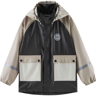 Reima Kids' Raincoat Suihku Black, 146 Reima Kids' Raincoat Suihku Black, 146