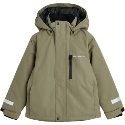 Tretorn Kids' Frost Insulated Shell Jacket Smokey Olive, 158/164 Tretorn Kids' Frost Insulated Shell Jacket Smokey Olive, 158/164