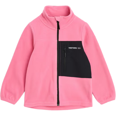 Tretorn Kids' North Micro Fleece Jacket Chateau Rose, 86/92 Tretorn Kids' North Micro Fleece Jacket Chateau Rose, 86/92