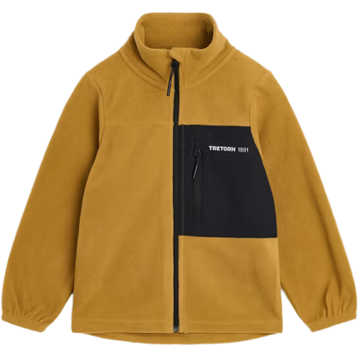 Tretorn Kids' North Micro Fleece Jacket Cumin, 86/92 Tretorn Kids' North Micro Fleece Jacket Cumin, 86/92