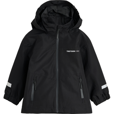 Tretorn Kids' Storm Shell Jacket Black, 110/116 Tretorn Kids' Storm Shell Jacket Black, 110/116