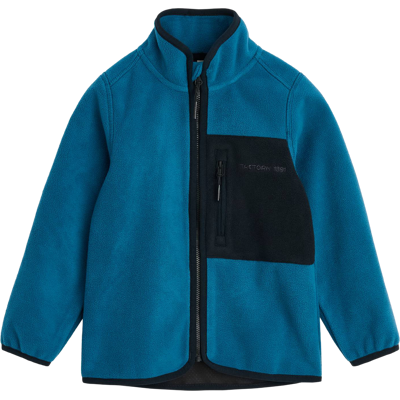 Tretorn Kids' Scout Wind Fleece Jacket Moroccan Blue, 134/140 Tretorn Kids' Scout Wind Fleece Jacket Moroccan Blue, 134/140