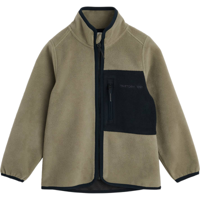 Tretorn Kids' Scout Wind Fleece Jacket Smokey Olive, 98/104 Tretorn Kids' Scout Wind Fleece Jacket Smokey Olive, 98/104