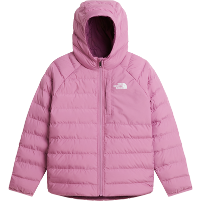 The North Face Girls' Reversible Perrito Hooded Jacket Hushed Lavender, XXL The North Face Girls' Reversible Perrito Hooded Jacket Hushed Lavender, XXL