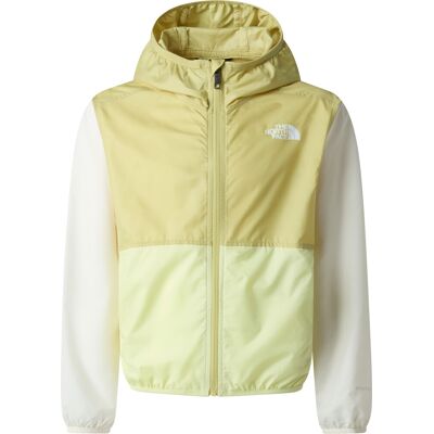 The North Face Girls' Cyclone Wind Jacket Pear/lemon Mist/white D, S The North Face Girls' Cyclone Wind Jacket Pear/lemon Mist/white D, S
