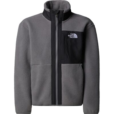 The North Face Boys' Yumiori Full Zip Jacket Smoked Pearl/TNF Black, XXL The North Face Boys' Yumiori Full Zip Jacket Smoked Pearl/TNF Black, XXL